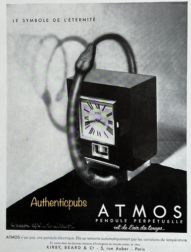 Publicite atmos pendule - atmos,